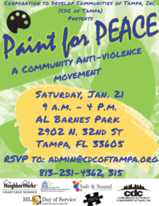 CDC of Tampa Paint for Peace 01.21.17