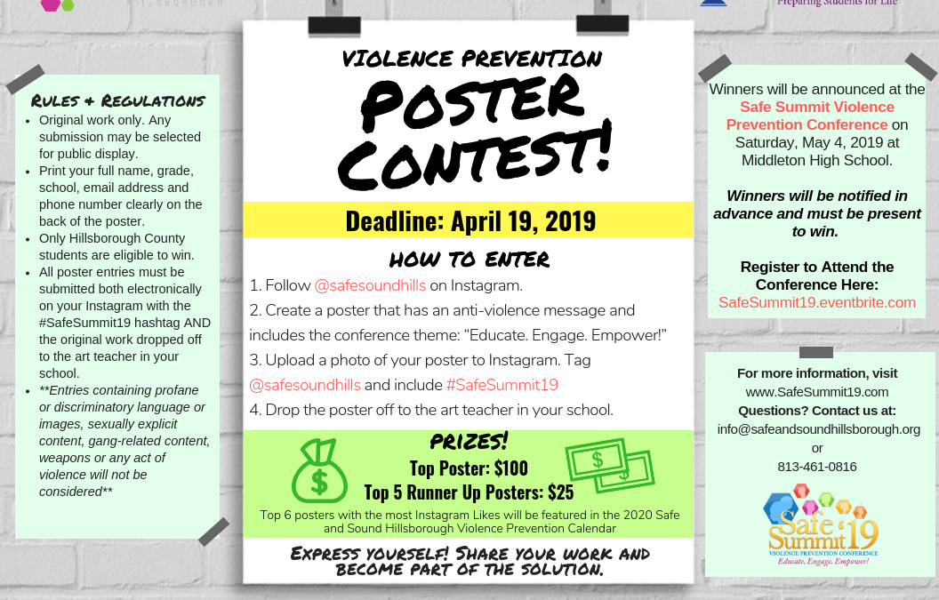 Deadline for Violence Prevention Poster Contest
