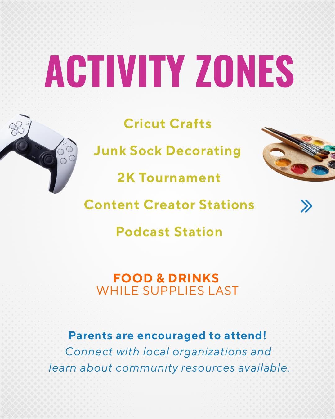 SafeSummerSeries July 2 activities flyer